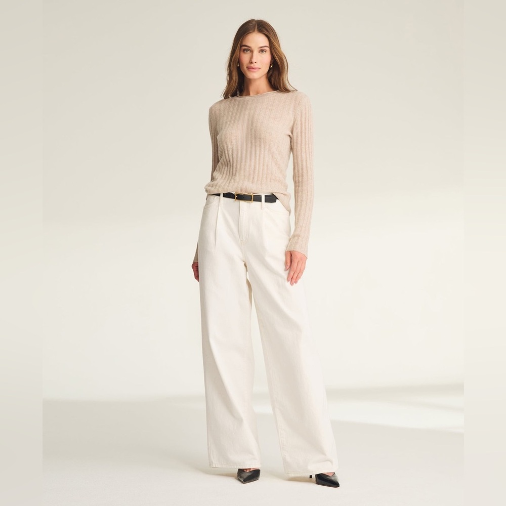 NAAM Lightweight Cashmere Ribbed Sweater - Picture 6 of 12